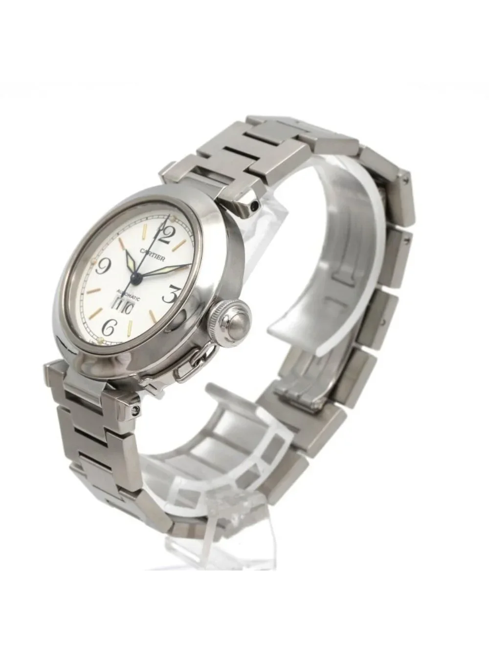 Cartier Pasha C Grande Date SS Automatic Watch